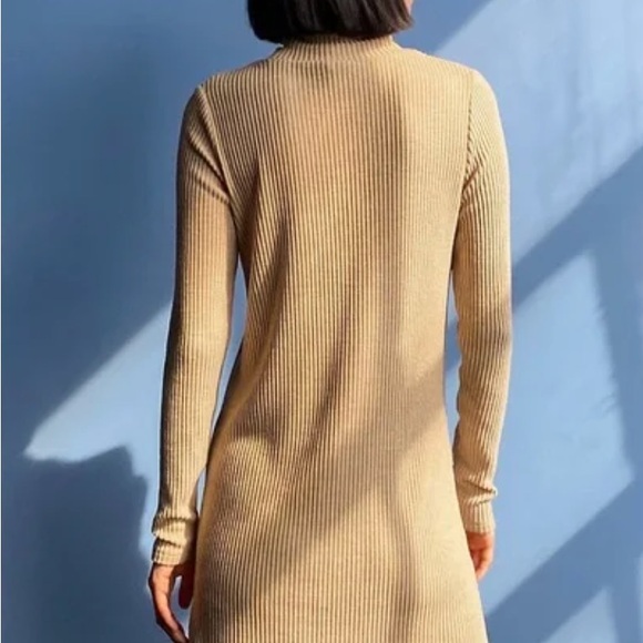 Aritzia Group by Babaton Victoria Turtleneck Sweater Dress Size M - Picture 2 of 7